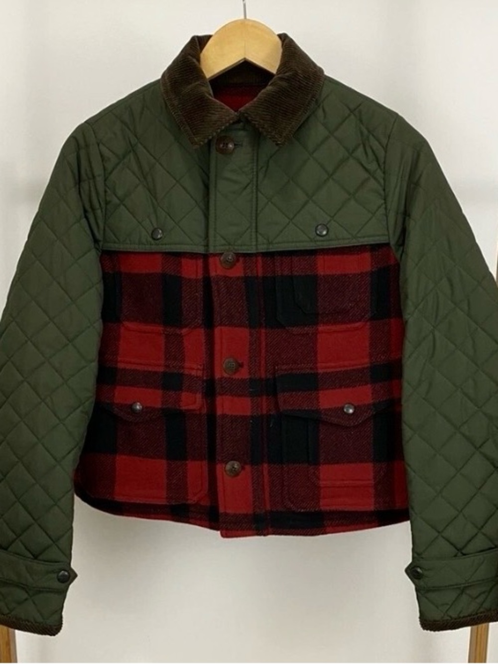 Excellent Polo Ralph Lauren Mackinaw  Quilted Hunting Plaid Field Jacket 4
